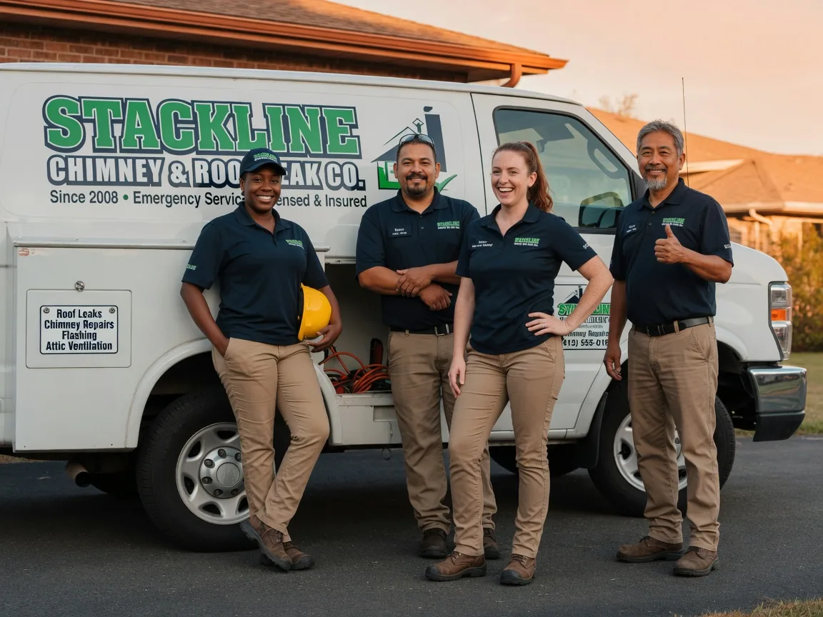 Chimney flashing repair company in Pollock, SD